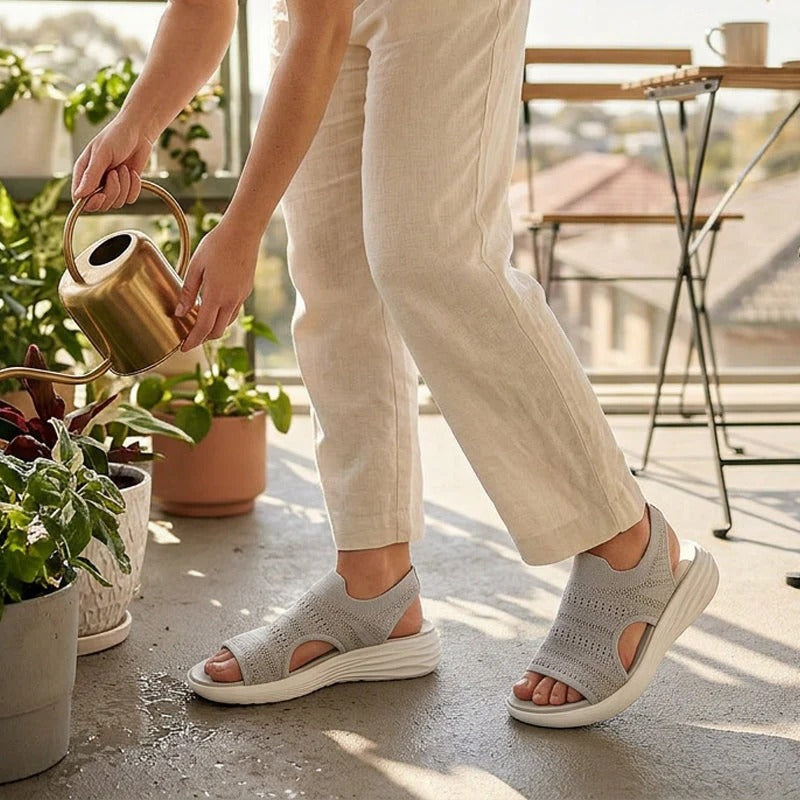 BIANCA | Sandalias con Plataforma Transpirable