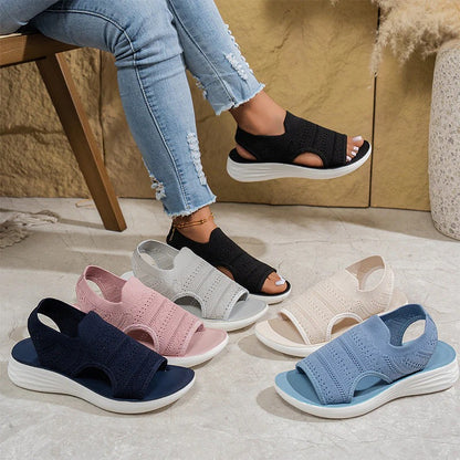 BIANCA | Sandalias con Plataforma Transpirable