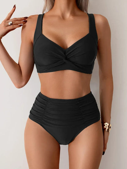 CLARA | Bikini moldeador de cintura alta