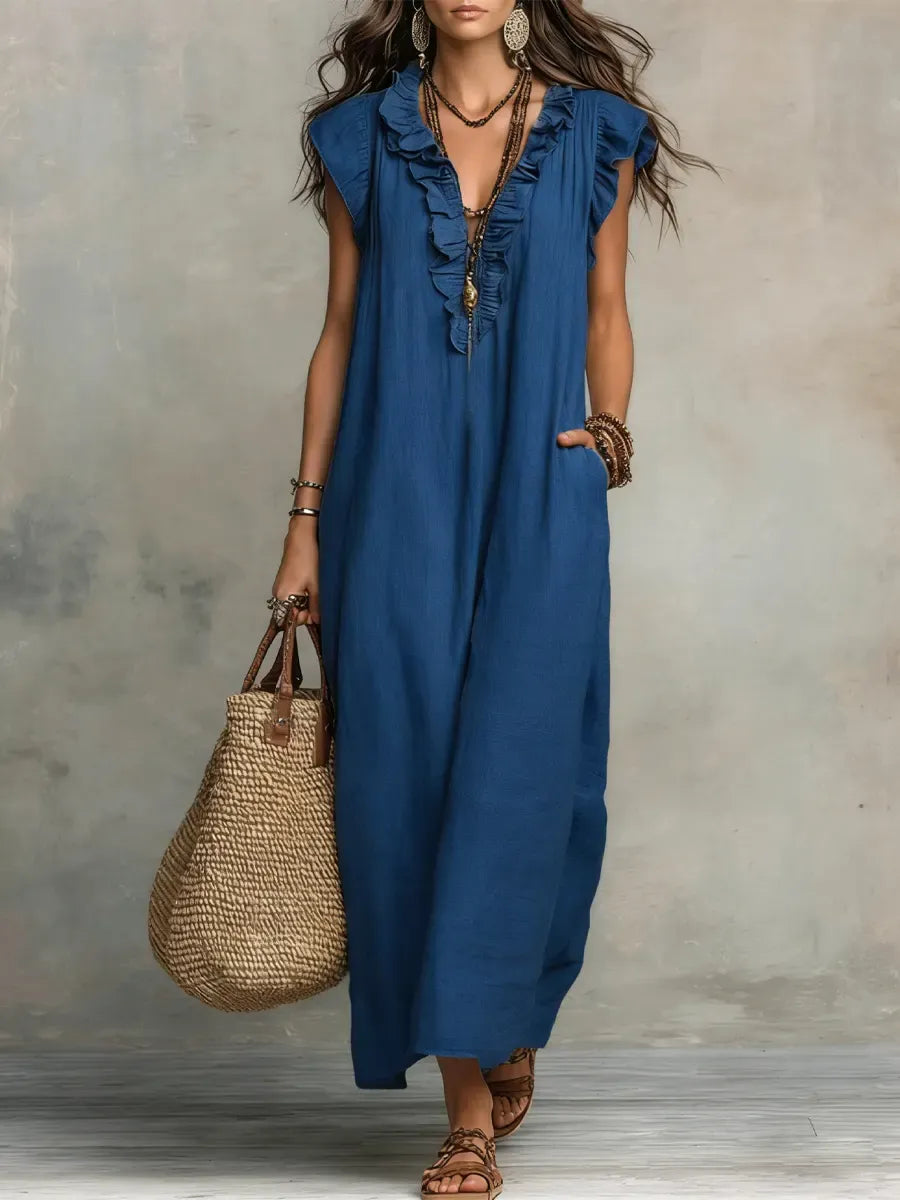 ALEXANDRA | Vestido Largo de Estilo Bohemio