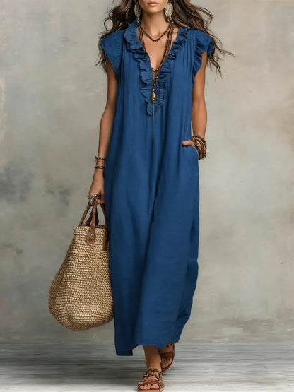 ALEXANDRA | Vestido Largo de Estilo Bohemio