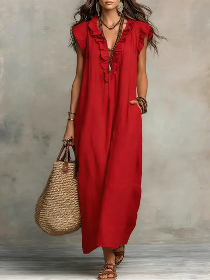 ALEXANDRA | Vestido Largo de Estilo Bohemio
