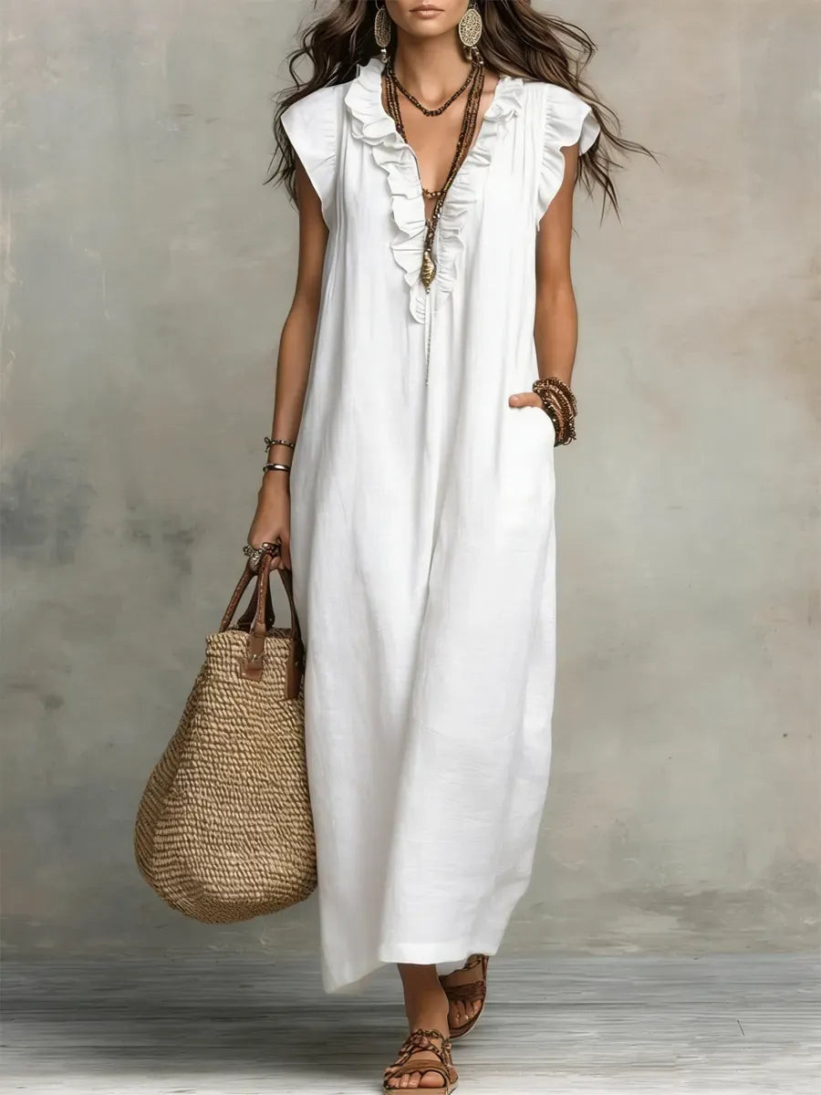 ALEXANDRA | Vestido Largo de Estilo Bohemio
