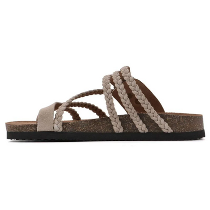 CLAUDIA | Sandalias trenzadas elegantes