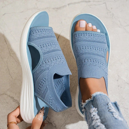 BIANCA | Sandalias con Plataforma Transpirable