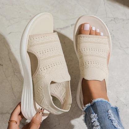 BIANCA | Sandalias con Plataforma Transpirable