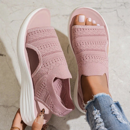 BIANCA | Sandalias con Plataforma Transpirable