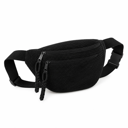 PETRA | Bolso de Hombro de Terciopelo Acanalado