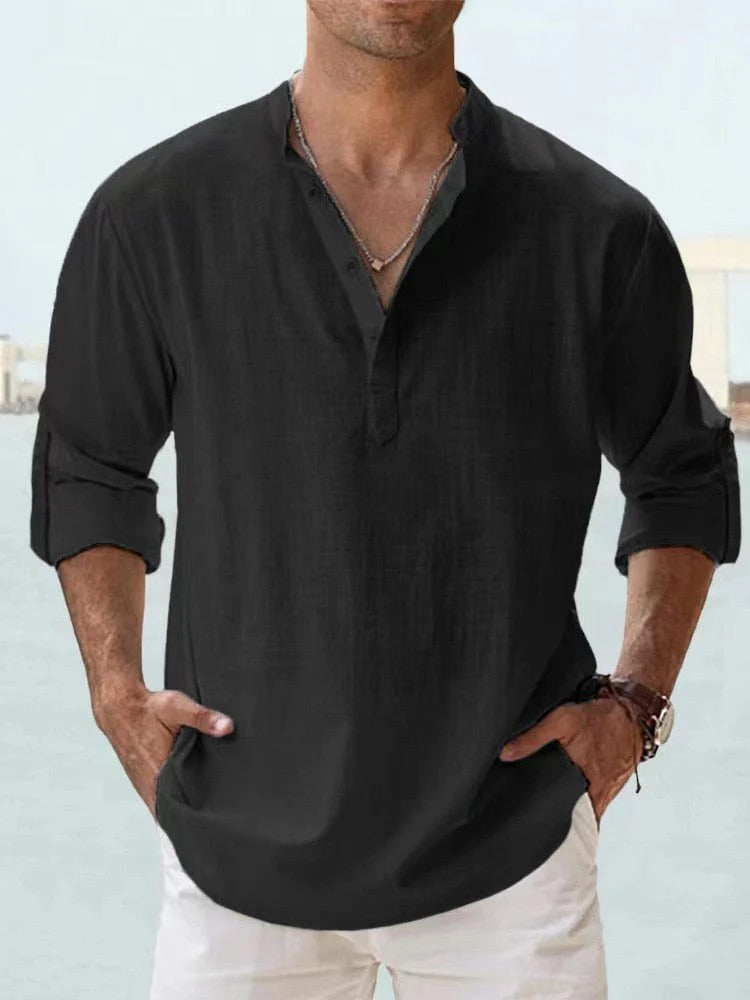 BRUNO | Camisa de Lino Transpirable