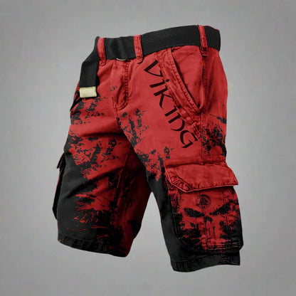 DAVID | Pantalones Cortos Cómodos Cargo de Estilo Vikingo