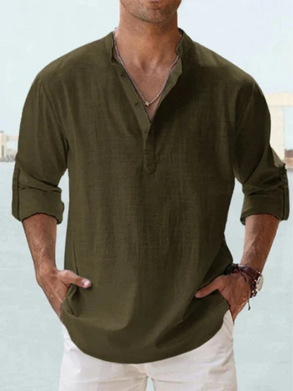 BRUNO | Camisa de Lino Transpirable