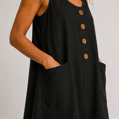 MARIA | Vestido de Algodón y Lino