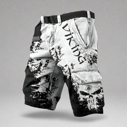 DAVID | Pantalones Cortos Cómodos Cargo de Estilo Vikingo