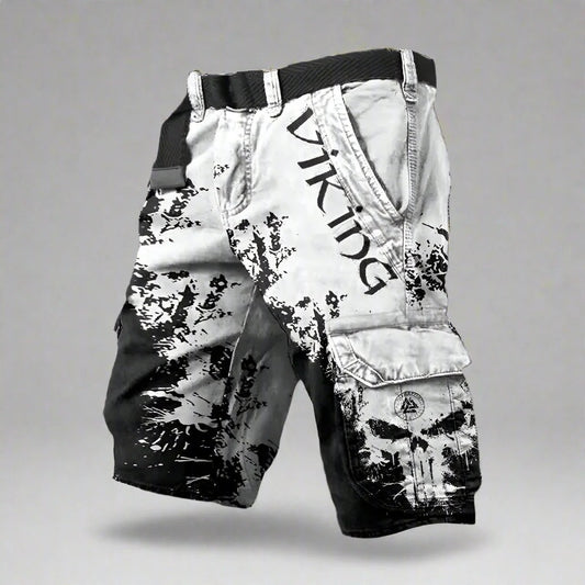 DAVID | Pantalones Cortos Cómodos Cargo de Estilo Vikingo