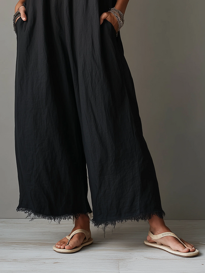 ELSA | Mono Minimalista de Lino para Mujer