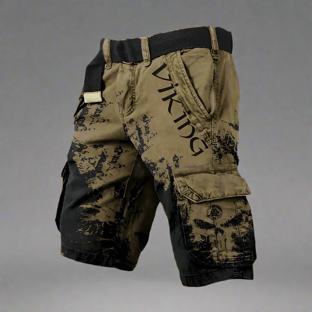 DAVID | Pantalones Cortos Cómodos Cargo de Estilo Vikingo