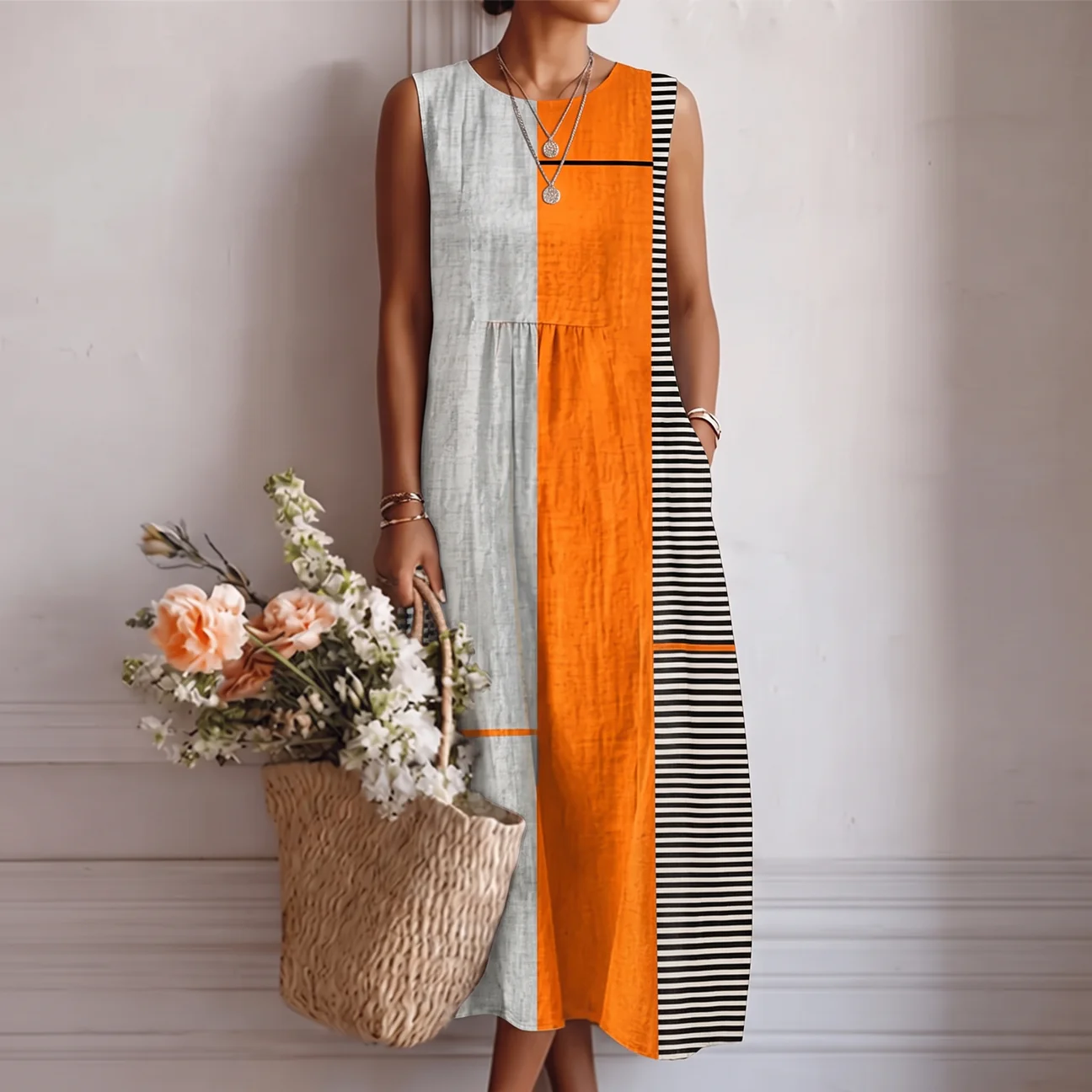 CLARA | Vestido midi para el dia a dia