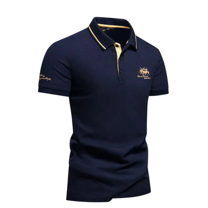 DENIS | Polo con bordado premium