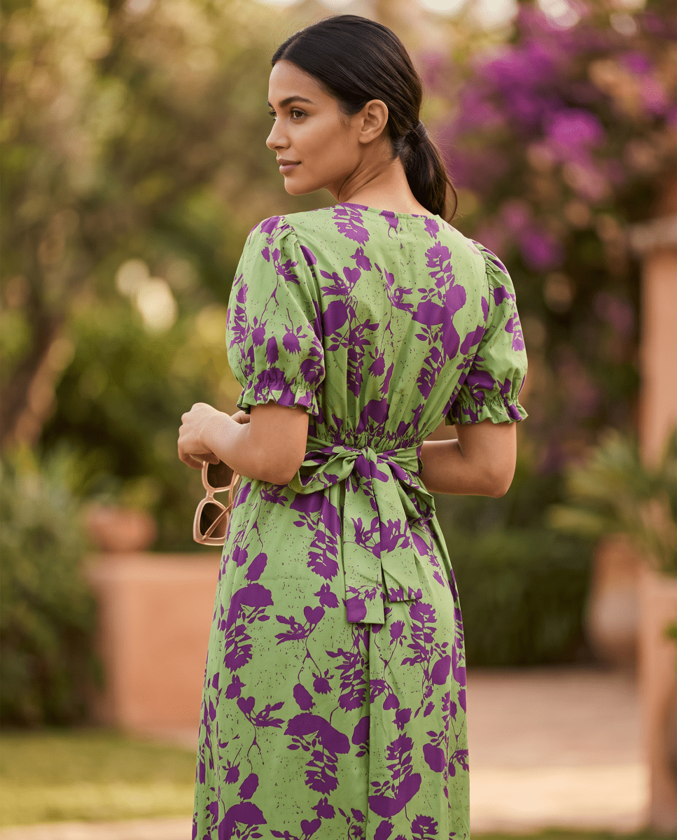 Andrea | Robe imprimée de printemps