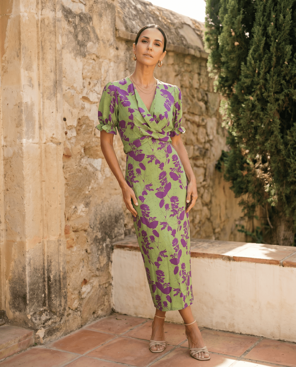 Andrea | Robe imprimée de printemps