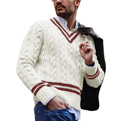 Wolfgang | Pull en maille style old-money pour homme, idéal pour l’automne