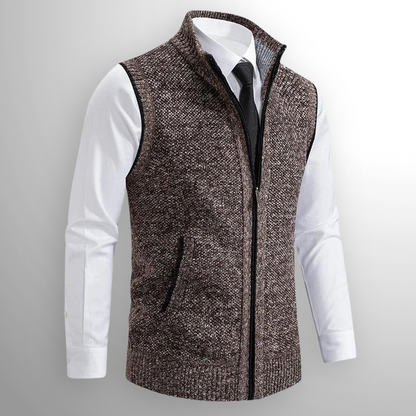 Harlain™ – Le gilet zippé alliant élégance et confort intemporel